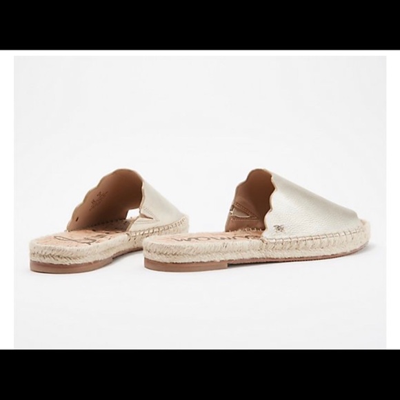 Sam Edelman Leather Espadrille slide sandals - Picture 3 of 5